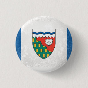 Northwest Territories 1 Inch Round Button