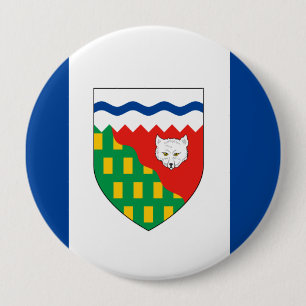 NORTHWEST TERRITORIES 4 INCH ROUND BUTTON