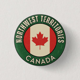 Northwest Territories Canada 1 Inch Round Button