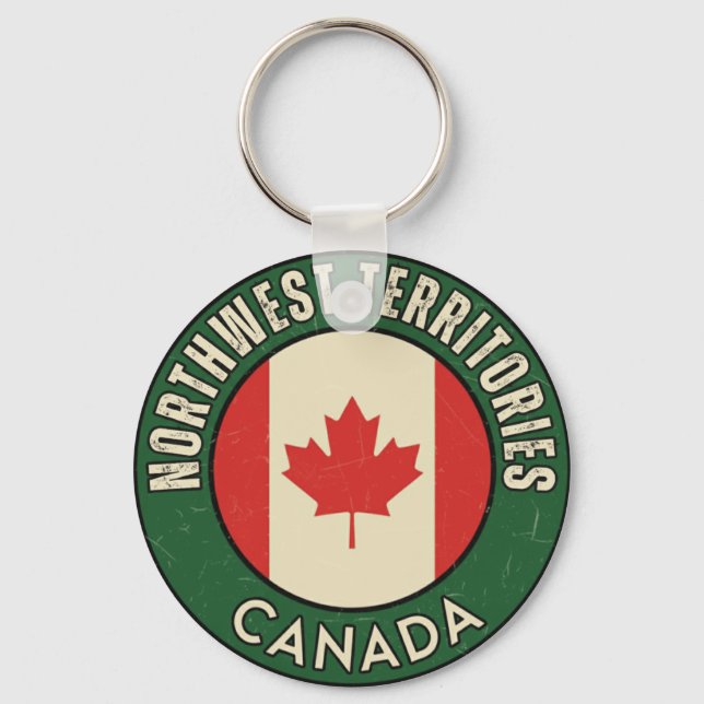 Northwest Territories Canada  Keychain (Front)