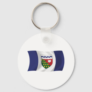 Northwest Territories Flag Keychain