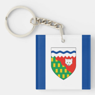 NORTHWEST TERRITORIES Flag Keychain