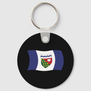 Northwest Territories Flag Keychain