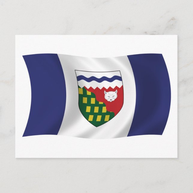 Northwest Territories Flag Postcard (Front)
