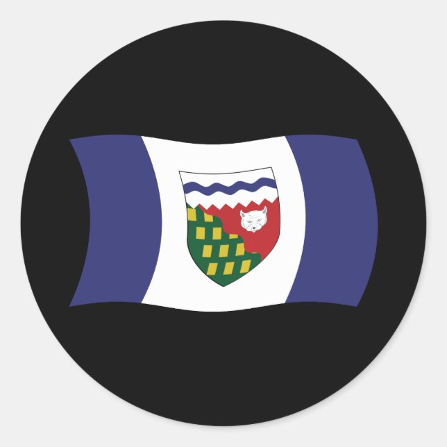 Northwest Territories Flag Sticker (Front)