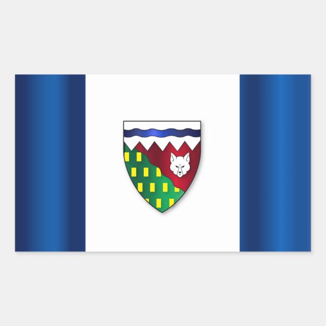 Northwest Territories flag Sticker (Front)