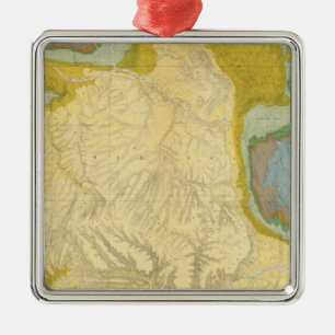 Northwestern Colorado and part of Utah Metal Ornament