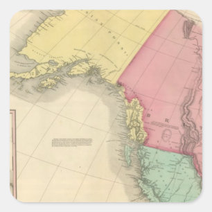 Northwestern North America Square Sticker