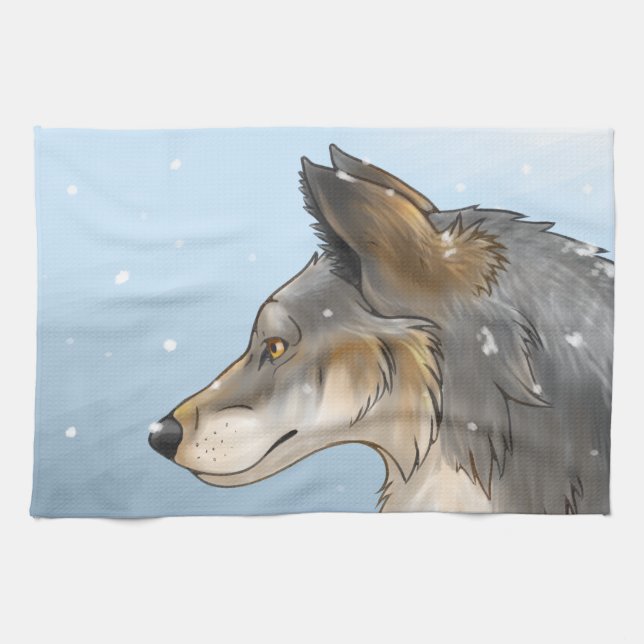 Northwestern Wolf Kitchen Towel (Horizontal)