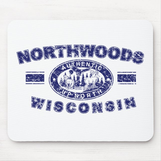 Northwoods-Distressed-[Conv Mouse Pad (Front)