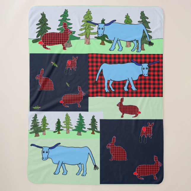 Northwoods Lumberjackrabbit et Babe couverture (Devant)