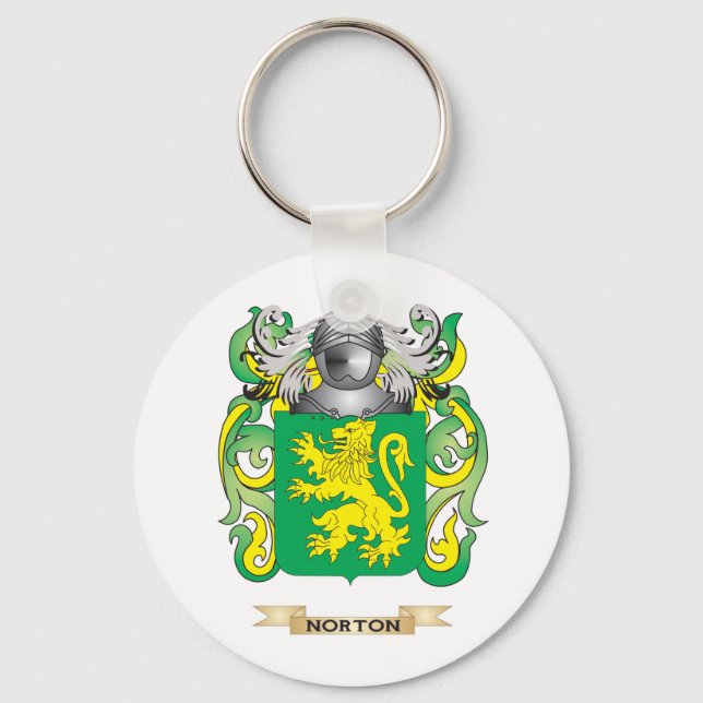 Norton Coat of Arms (Family Crest) Keychain (Front)