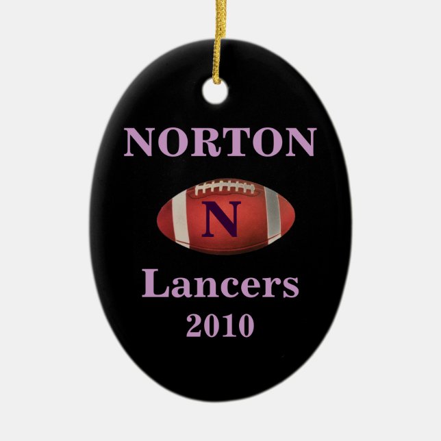 Norton Lancers 2010 Ornament (Front)