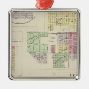 Norton, Lenora, Almena, Densmore, Almelo, Kansas Metal Ornament