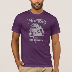 Norton Motor Bikes Hiking Duck T-Shirt