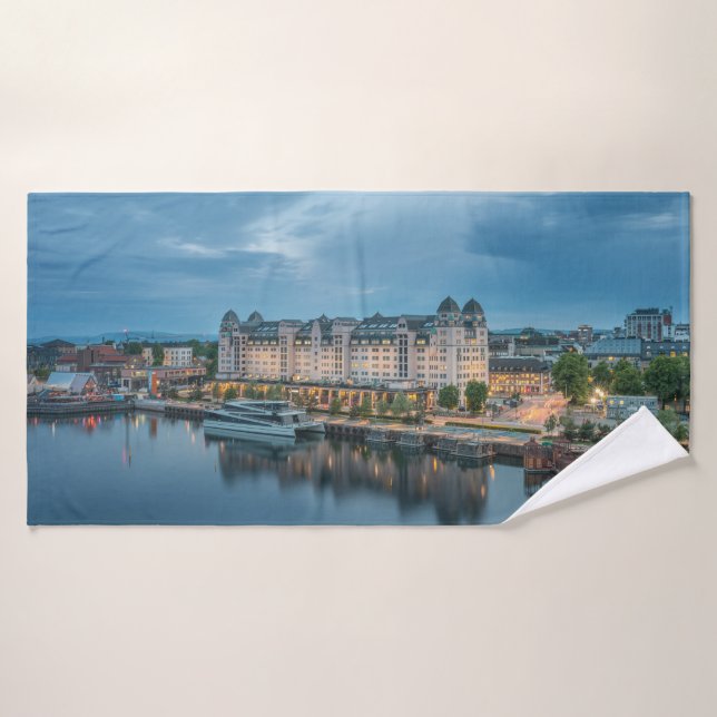 Norvège Oslo (Serviette de bain)