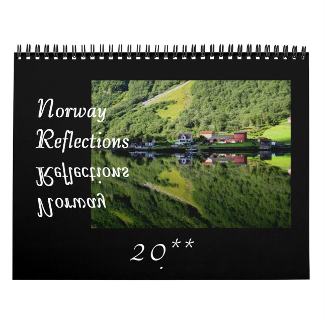 Norvège Réflexions murales Calendrier (Protection)