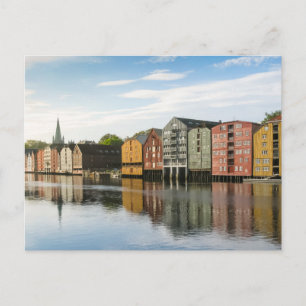 Norvège Trondheim Maisons Carte postale