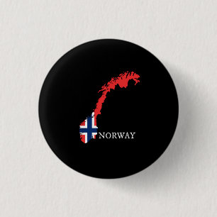 Norway 1 Inch Round Button