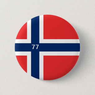 NORWAY 77 2 INCH ROUND BUTTON