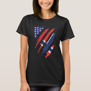 Norway American Grown Flag USA Patriot Heritage Mo T-Shirt