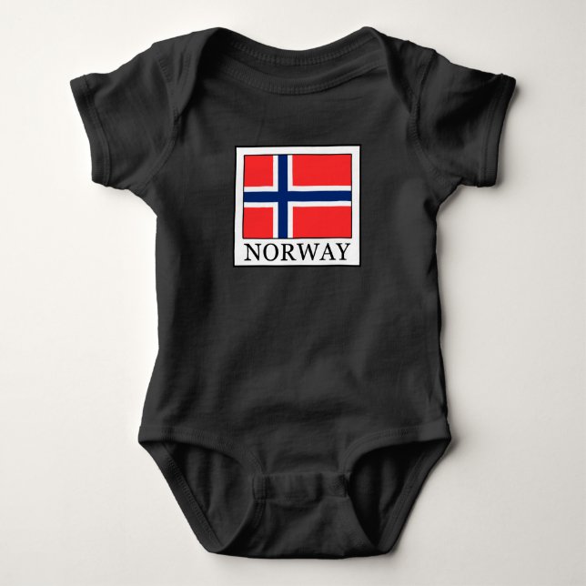 Norway Baby Bodysuit (Front)