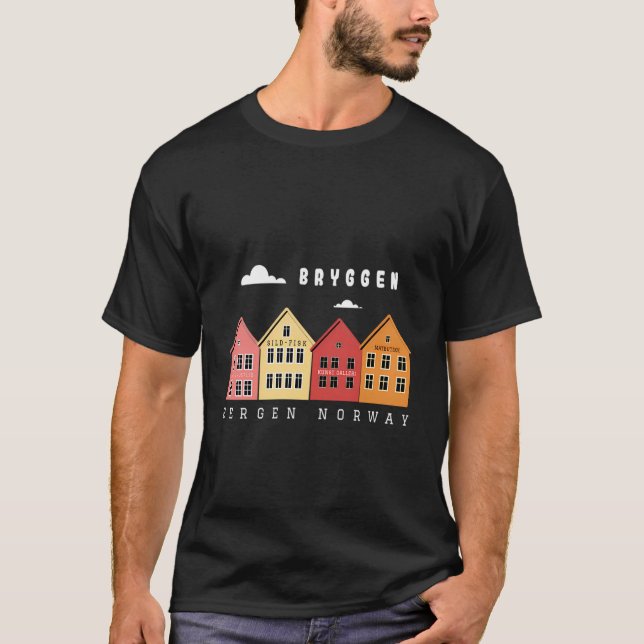 Norway Bergen Bryggen Xo4U Original T-Shirt (Front)
