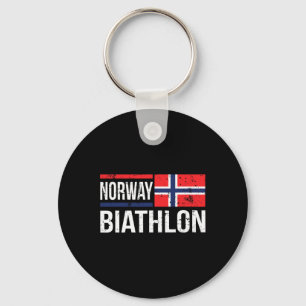 Norway Biathlon Target Skiing Shooting Competition Keychain