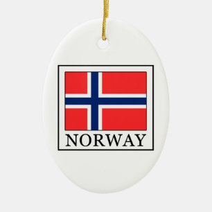 Norway Ceramic Ornament