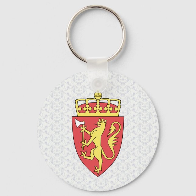 Norway Coat of Arms detail Keychain (Front)