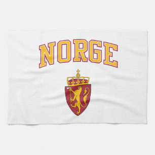 Norway + Coat of Arms Kitchen Towel