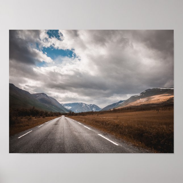 Norway Country Road Poster (Front)
