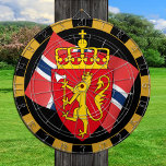 Norway Dartboard & Flag darts / game board<br><div class="desc">Dartboard: Norway & Coat of Arms,  Norwegian flag darts,  family fun games - love my country,  summer games,  holiday,  fathers day,  birthday party,  college students / sports fans</div>