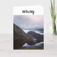Norway Fjord and Boat