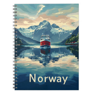 Norway Fjord Notebook