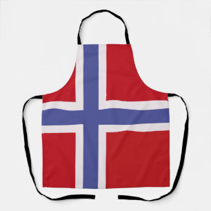 Norway flag apron
