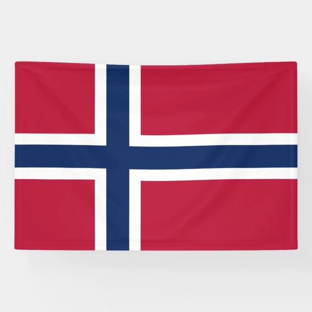 Norway Flag Banner (Horizontal)