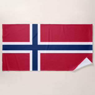 Norway Flag Beach Towel