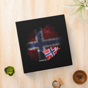 Norway flag binder