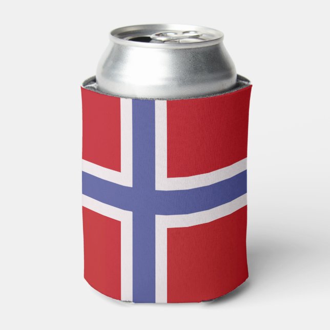 Norway flag can cooler (Can Front)