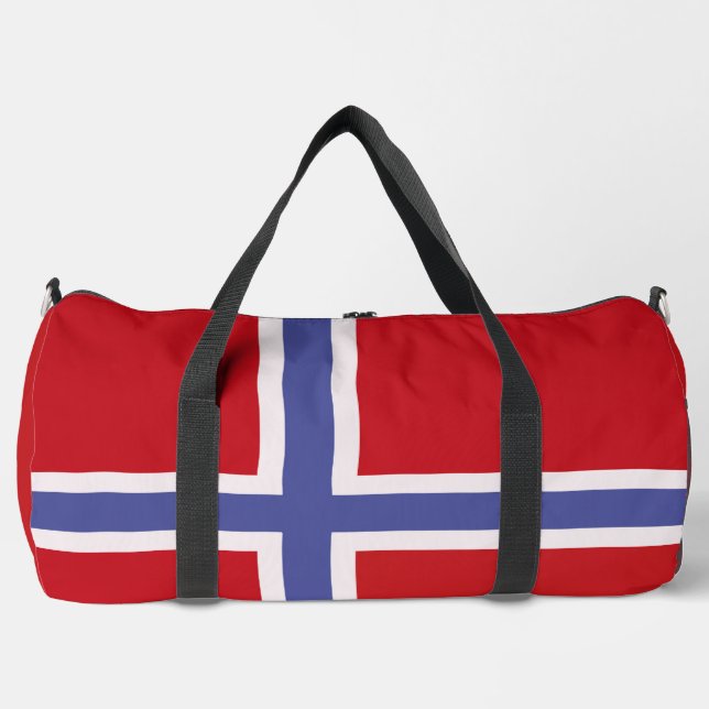Norway flag duffle bag (Front)