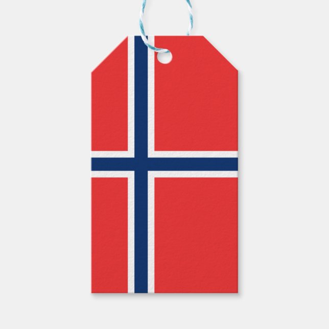 Norway Flag Gift Tags (Front)