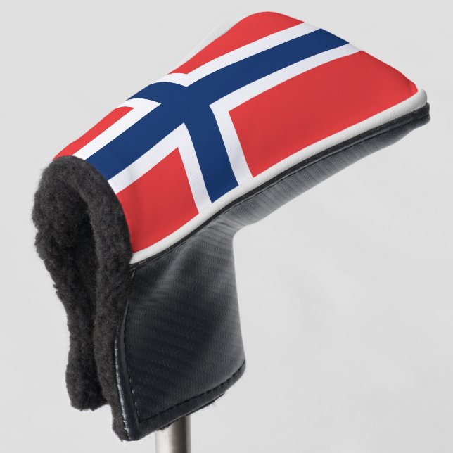 Norway Flag Golf Head Cover (3/4 Front)