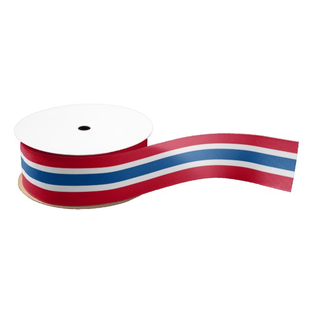 Norway Flag Gosgrain Ribbon Grosgrain Ribbon (Spool)