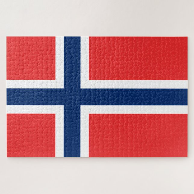 Norway Flag Jigsaw Puzzle (Horizontal)