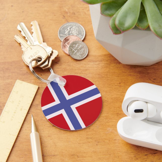 Norway flag keychain (Desk)