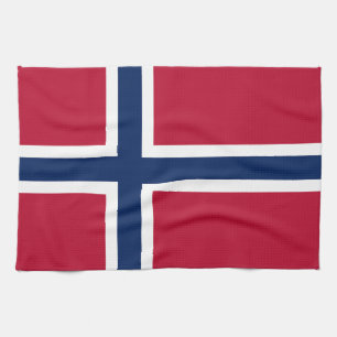 Norway Flag Kitchen Towel
