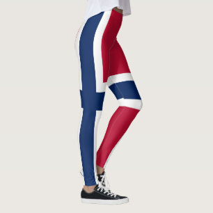 Norway Flag Leggings