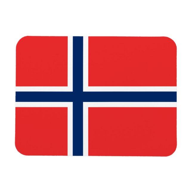 Norway Flag Magnet (Horizontal)
