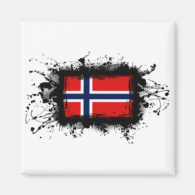 Norway Flag Magnet (Front)